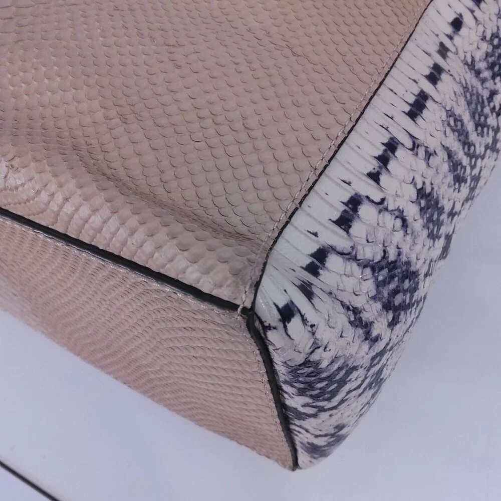 Snakeskin Print Coach Bag - Picture 6 of 16